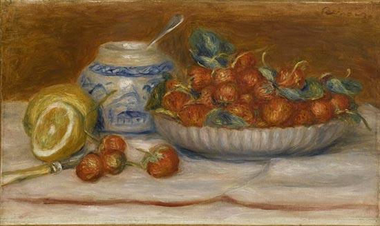 Pierre Auguste Renoir Fraises oil painting image